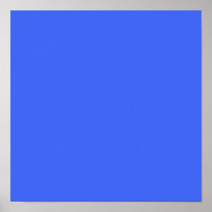 Ultramarinblau Poster