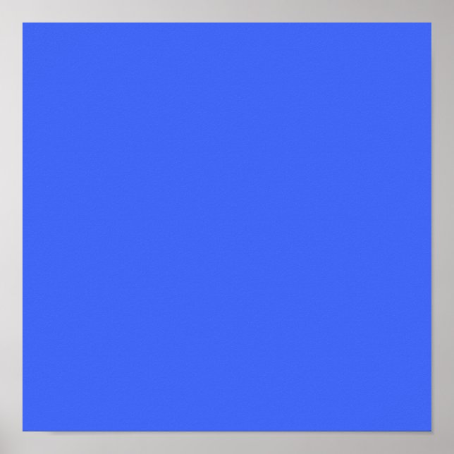 Ultramarine Blau Poster (Vorne)