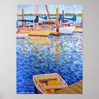 "Ultramarine blau" Poster