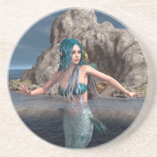 Ultramarine Mermaid Getränkeuntersetzer