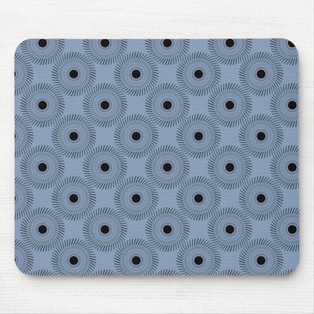Ultramoderne Charm Mousepad, leicht blau Mousepad (Vorne)