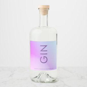 Ultramoderne Lila Hochzeit im Herbst Alkoholflaschenetikett