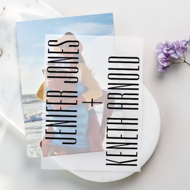 Ultramoderne Minimalistische Namen für Hochzeitssz (Von Creator hochgeladen)