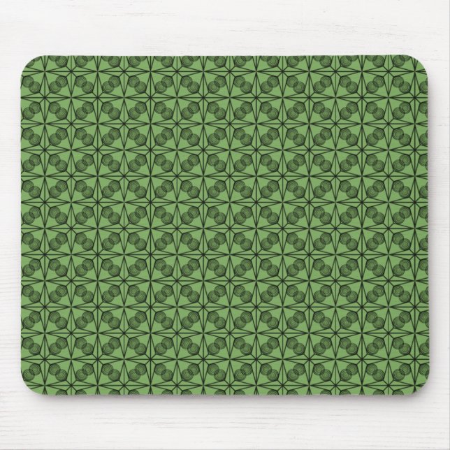 Ultramoderne Retro-Mousepad, hellgrün Mousepad (Vorne)
