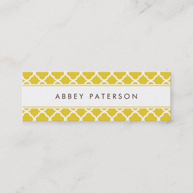 Ultramoderne Skinnenkarte Telefonnummerkarte (Vorderseite)