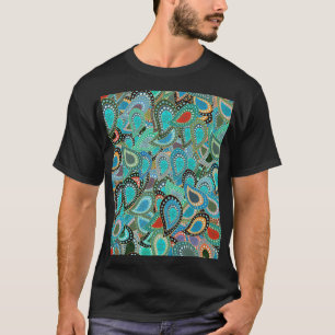 Ultramodischer Stoff: abstrakt nahtloses Motiv. T-Shirt