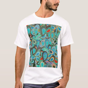 Ultramodischer Stoff: abstrakt nahtloses Motiv. T-Shirt