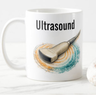 Ultraschall-Team-Sonographie-Sonde-Schallwellen-Ge Kaffeetasse
