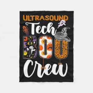 Ultraschall-Tech Boo Crew Lustiges Halloween Fleecedecke