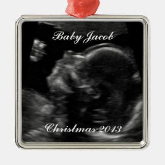 Ultraschallbild Ornament Aus Metall
