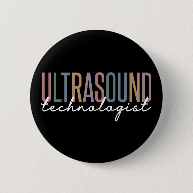 Ultraschalltechnologin Button (Vorderseite)
