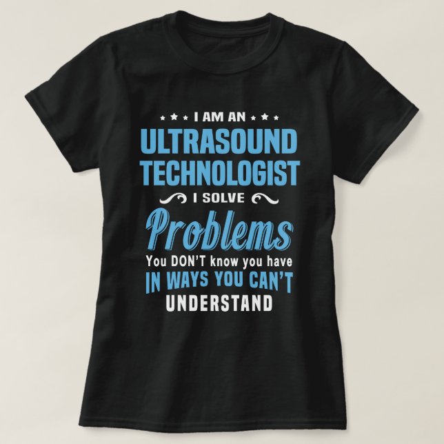 Ultraschalltechnologin T-Shirt (Design vorne)