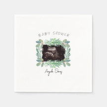 Ultrasound Foto Grüne neutrale Babydusche