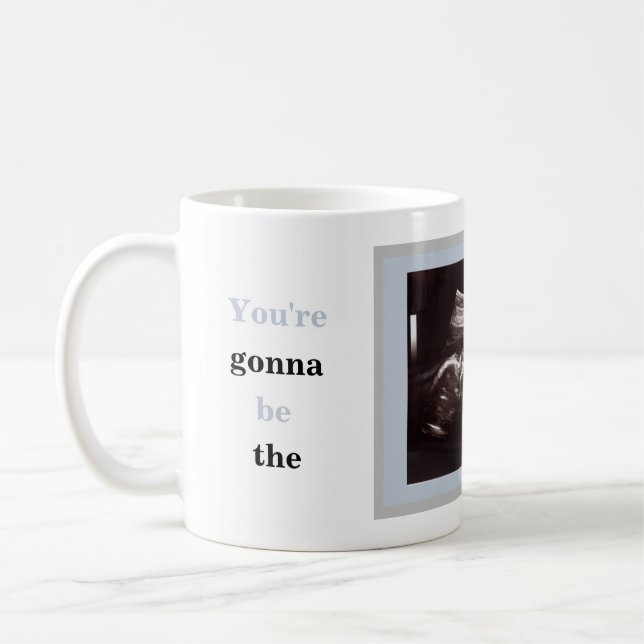 Ultrasound Foto Vatertag Bester Vater je Kaffeetasse (Links)