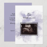 Ultrasound Girl Vielen Dank Baby Point-Ansicht