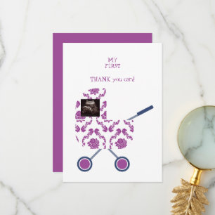 Ultrasound Magenta Damask Danke Baby Viewpoint