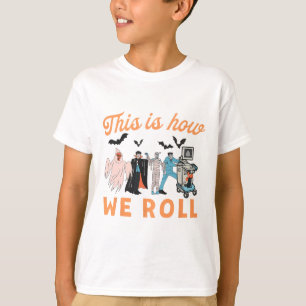 Ultrasound Tech Ghosts Vascular Tech Sonographe H T-Shirt