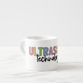 Ultrasound Technologe Tech Geschenke Espressotasse