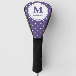 Ultraviolett | Golf | DOT personalisierte Monogram Headcover