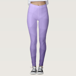 Ultraviolett lila geometrisches Messmuster Leggings