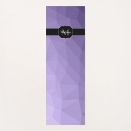 Ultraviolett-lila Maschenmuster Monogram Yogamatte