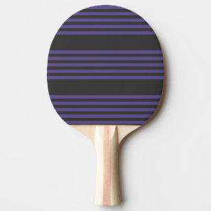 Ultraviolett- und Holzkohle-5-Streifen-Muster Tischtennis Schläger