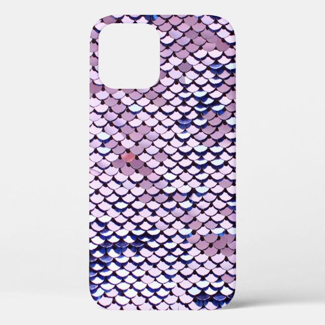 Ultraviolette, lebendige Sequenzer Glitzer glänzen Case-Mate iPhone Hülle (Rückseite)