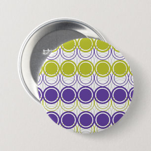 Ultraviolette und grüne Kreise Button