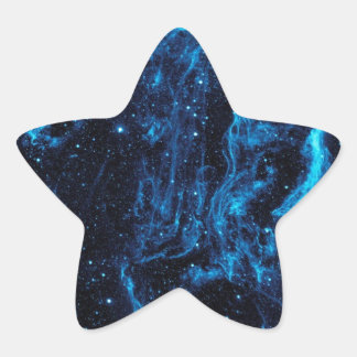 Ultraviolettes Bild des Zygnus-Schleifennebels Stern-Aufkleber
