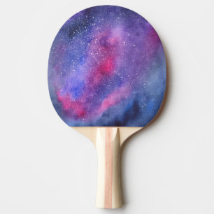 Ultraviolettes Galaxie Klingeln Pong Paddel Tischtennis Schläger