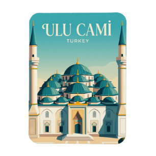 Ulu Cami (Die Große Moschee) Türkei Magnet