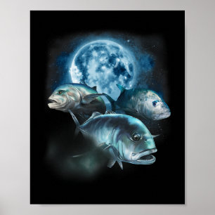 Ulua Fishing-Shirt - Traumhaftes Fischen Poster