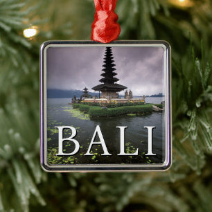 Ulun Danu Tempel Bali, Indonesien Ornament Aus Metall