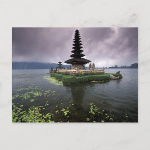 Ulun Danu Temple Bali, Indonesia Postkarte