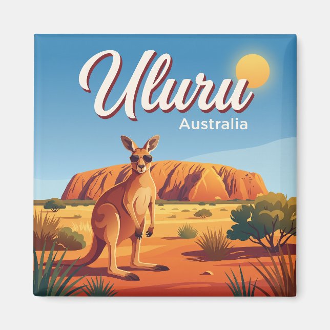 Uluru Australien Magnet (Vorne)