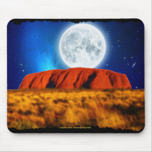 ULURU Ayer's Rock Australian Outback Art Mousepad