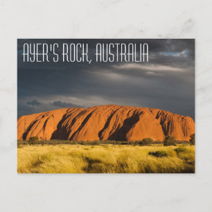 Uluru (Ayer's Rock), Australien  Postcard Postkarte