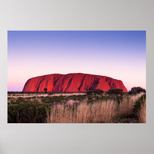 Uluru Ayers Rock in Australien Poster