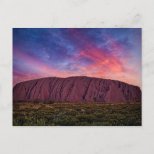 Uluru bei Sunset Postkarte