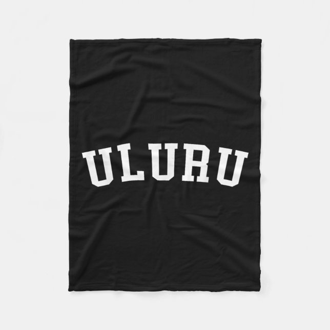 Uluru Fleecedecke (Vorderseite)