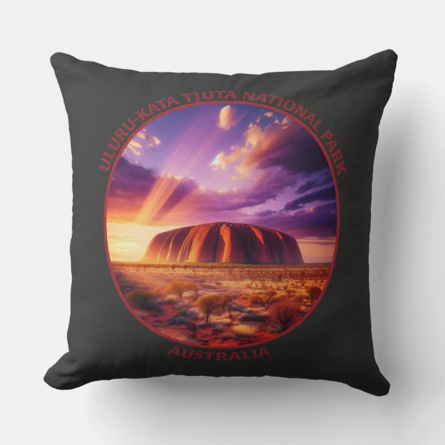 Uluru-Kata Tjuta National Park, Australien Kissen (Vorderseite)