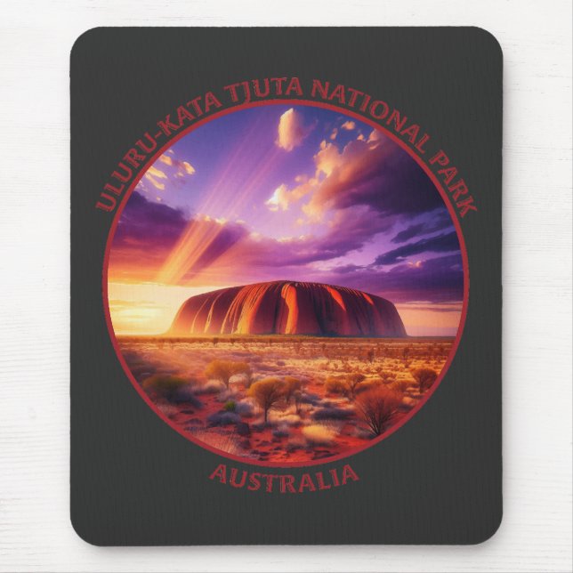 Uluru-Kata Tjuta National Park, Australien Mousepad (Vorne)