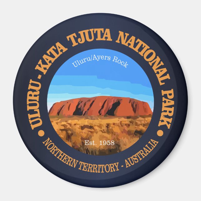 Uluru - Nationalpark Kata Tjuta Magnet (Vorne)