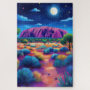 Uluru oder Ayers Rock, Australien. Puzzle