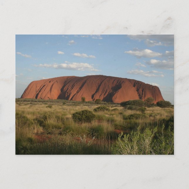 Uluru oder Ayers Rock Postkarte (Vorderseite)