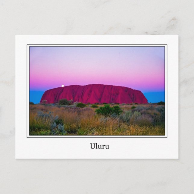 Uluru Postcard Postkarte (Vorderseite)