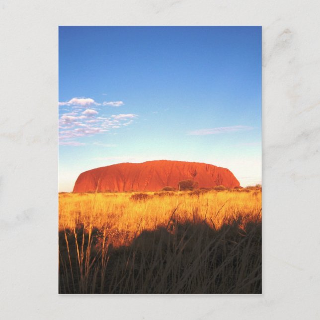 Uluru Postkarte (Vorderseite)