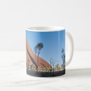 Uluru und Wüste schlicht Kaffeetasse