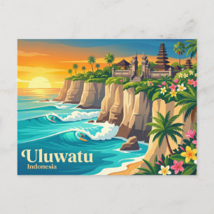 Uluwatu Indonesien Postkarte