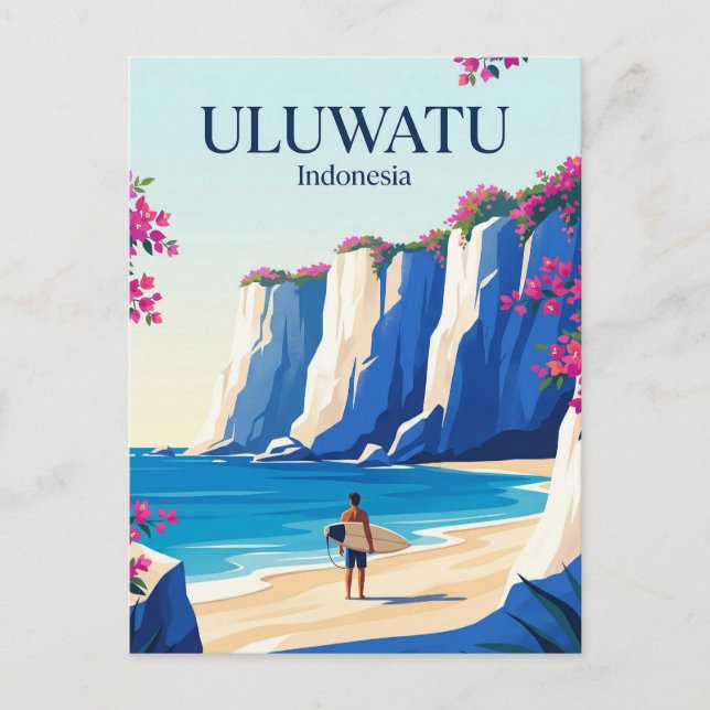 Uluwatu Indonesien Postkarte (Vorderseite)